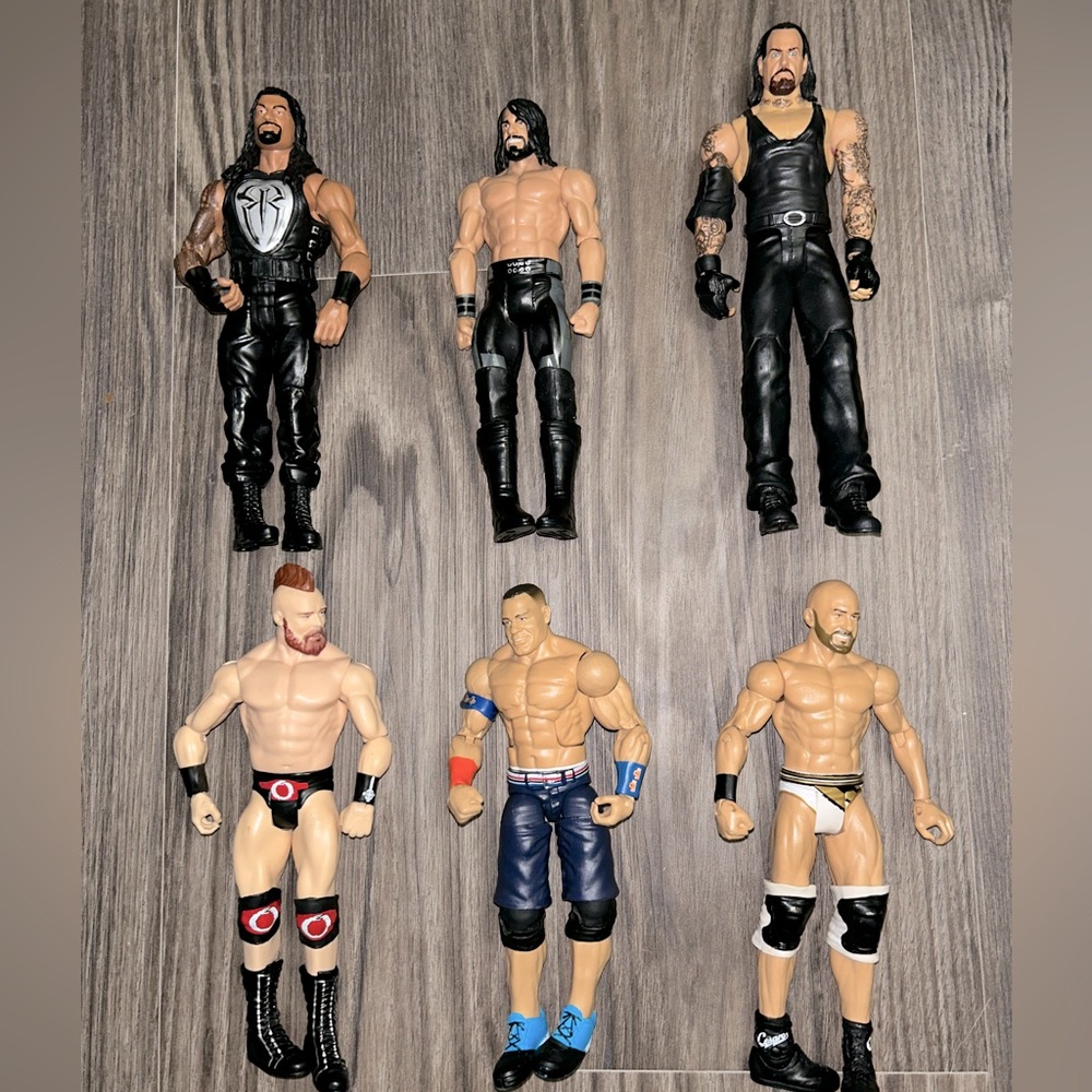 WWE Play figurine wrestlers 6⭐️FINAL OFFER